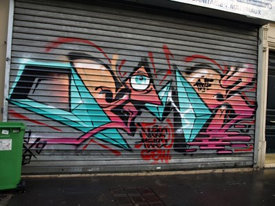 photo graffiti Paris 11eme arrondissement